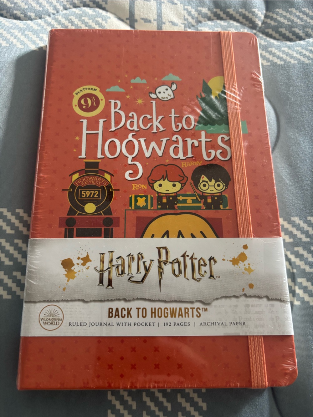 Insight Harry Potter Back to Hogwarts Orange Hardcover Journal